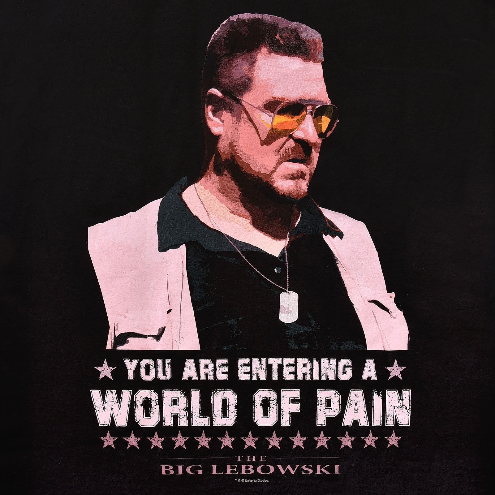 Image produit The Big Lebowski - World of Pain T-shirt noir