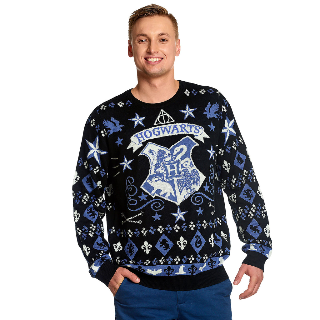 Image produit Harry Potter - Pull tricoté avec blason de Poudlard
