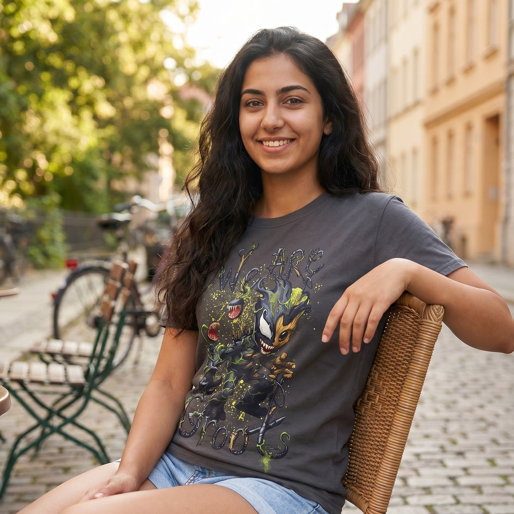 Image produit Les Gardiens de la Galaxie - T-shirt Groot Venomized gris