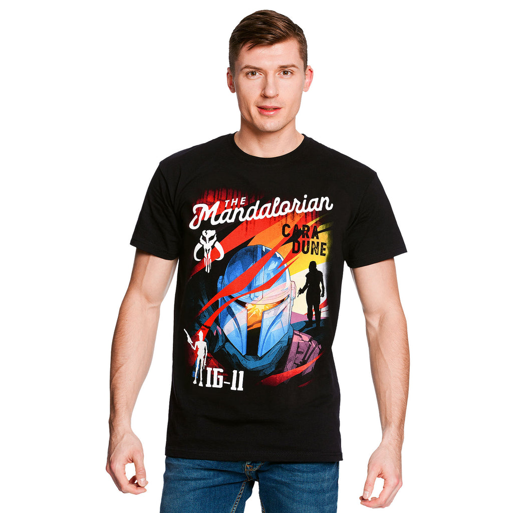 Image produit T-Shirt noir The Mandalorian Hunters - Star Wars