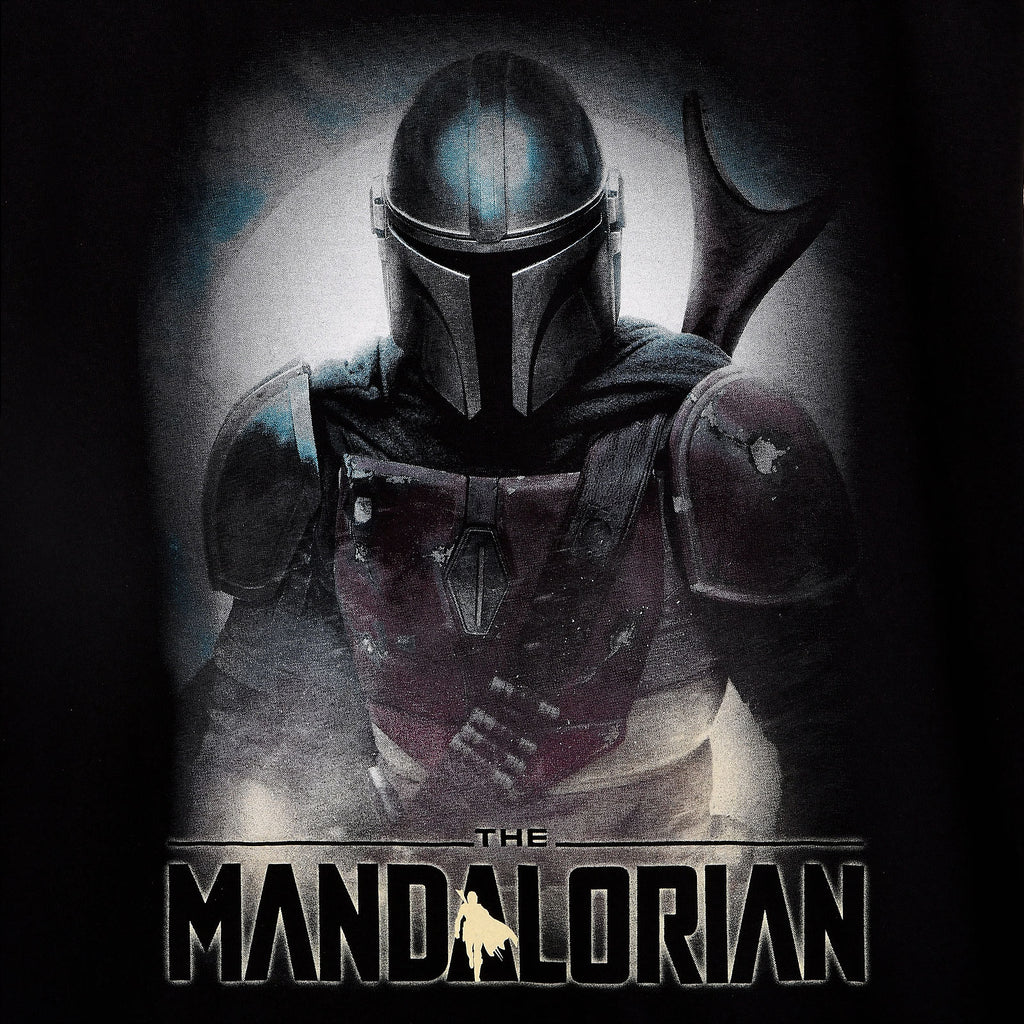 Image produit T-shirt noir The Mandalorian Fighter - Star Wars