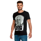 Image produit Retour vers le futur - T-shirt noir Doc Brown Nous n'avons pas besoin de routes