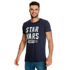 Image produit T-shirt Star Wars de 1977 délavé bleu