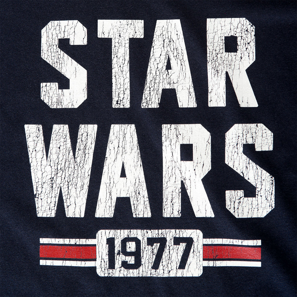 Image produit T-shirt Star Wars de 1977 délavé bleu