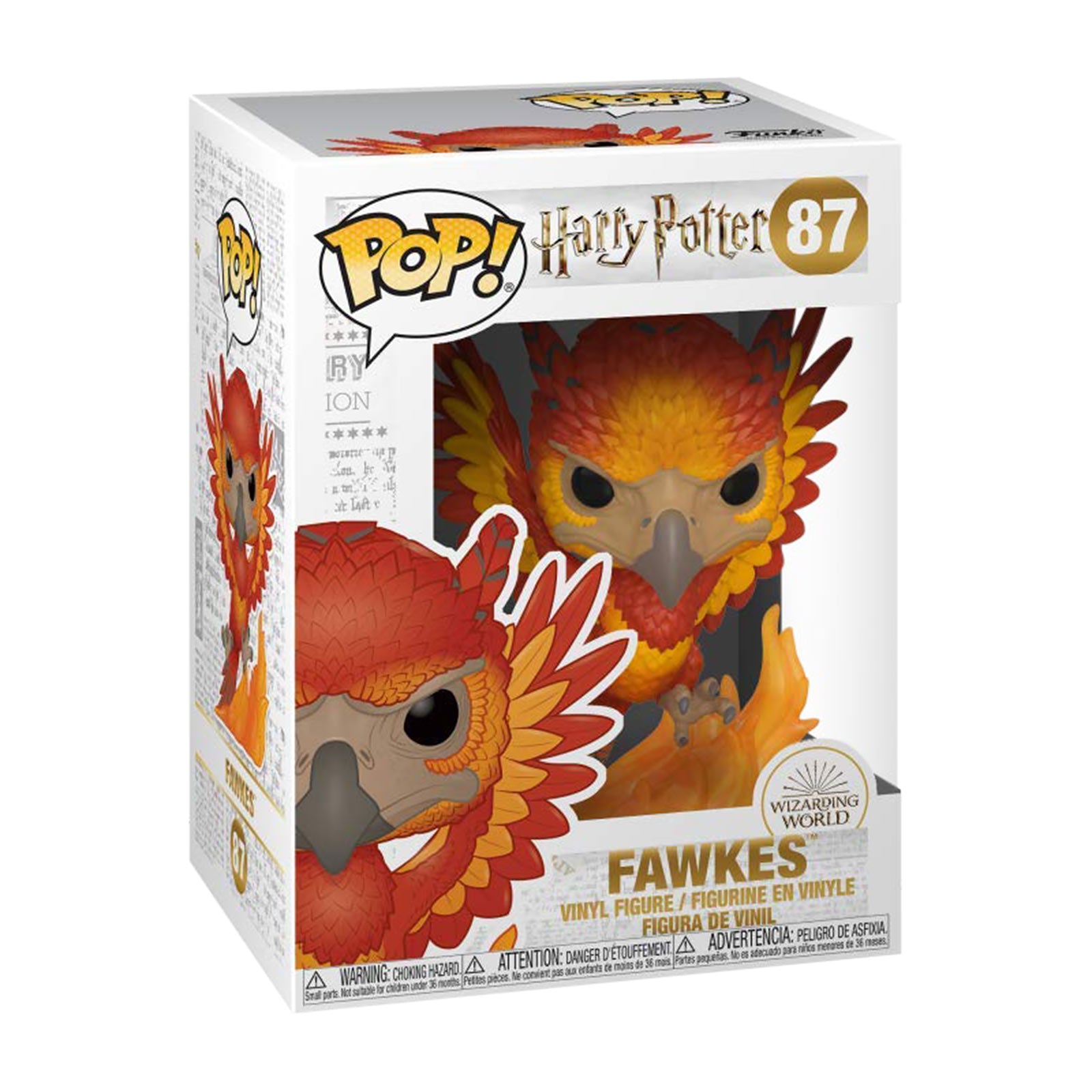 Image produit Harry Potter - Fawkes avec des flammes Figurine Funko Pop