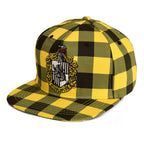 Image produit Harry Potter - Casquette Snapback à carreaux blason Hufflepuff