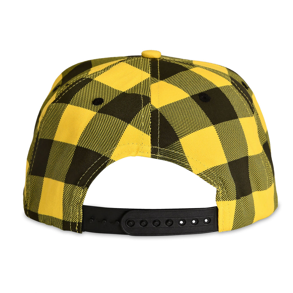 Image produit Harry Potter - Casquette Snapback à carreaux blason Hufflepuff