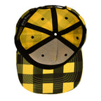 Image produit Harry Potter - Casquette Snapback à carreaux blason Hufflepuff