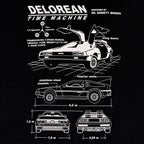 Image produit Retour vers le futur - T-shirt DeLorean noir