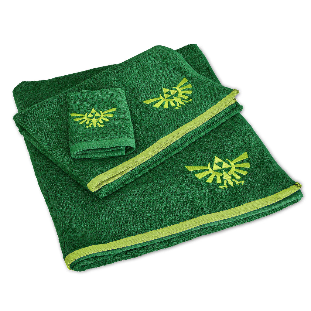 Image produit Zelda - Serviettes avec Logo Hyrule et Gant de Toilette Set de 3