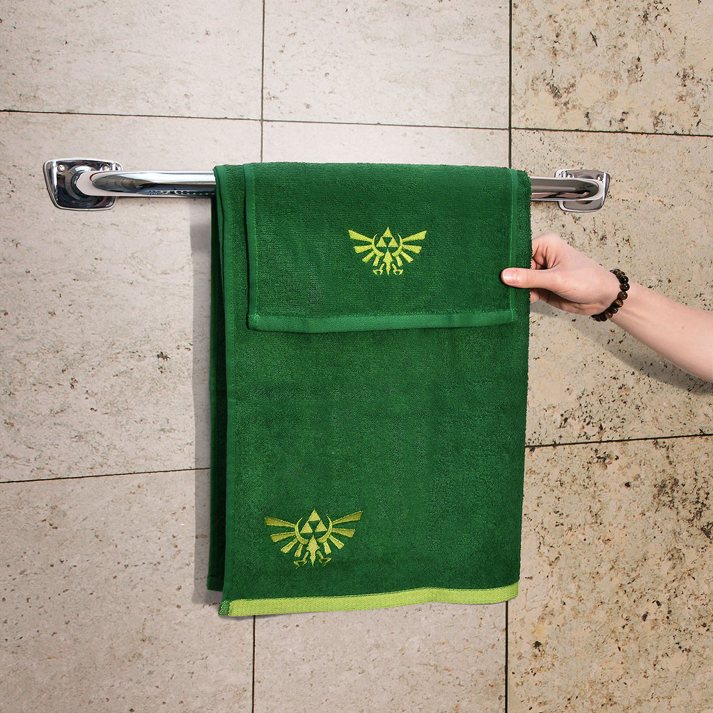 Image produit Zelda - Serviettes avec Logo Hyrule et Gant de Toilette Set de 3