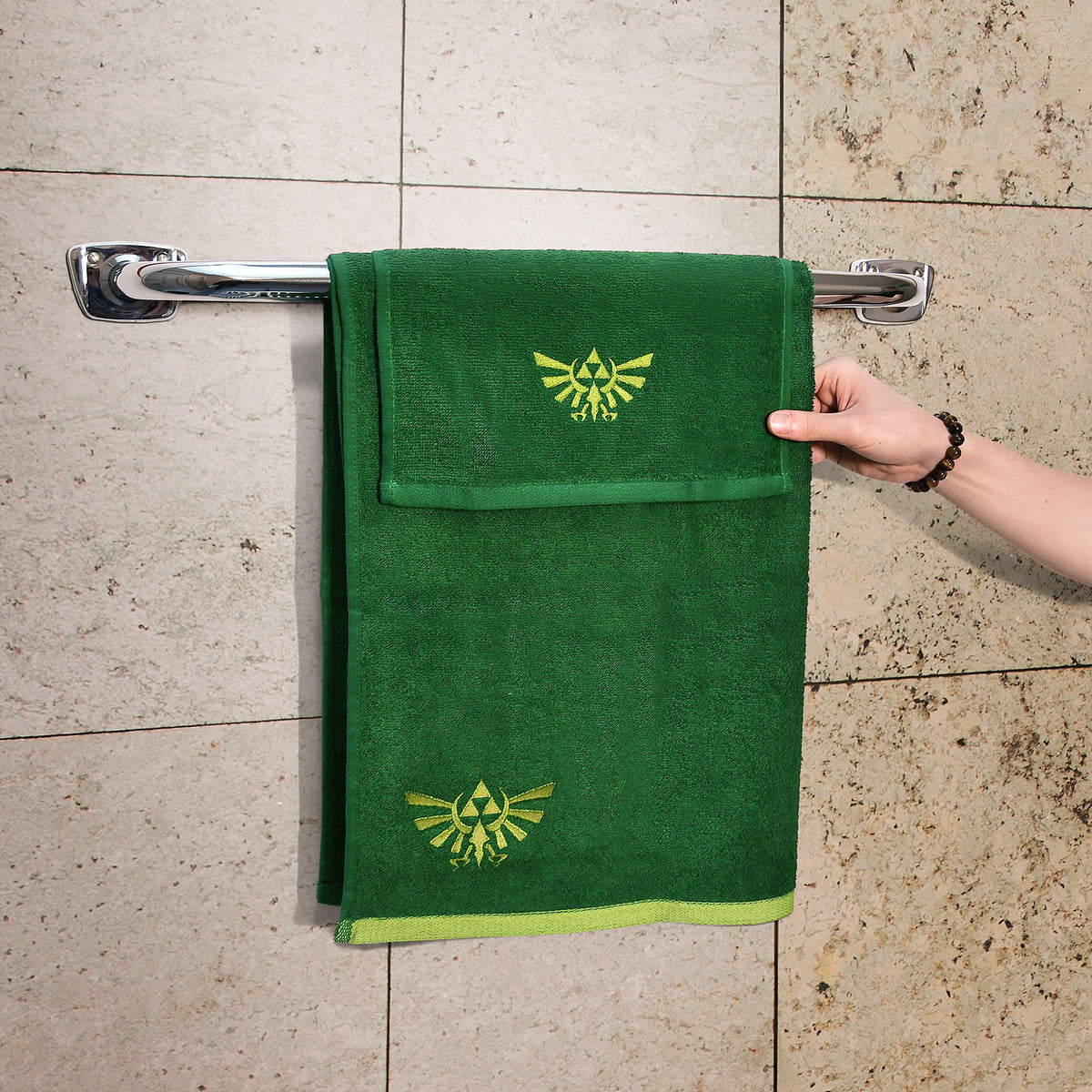 Image produit Zelda - Serviettes avec Logo Hyrule et Gant de Toilette Set de 3