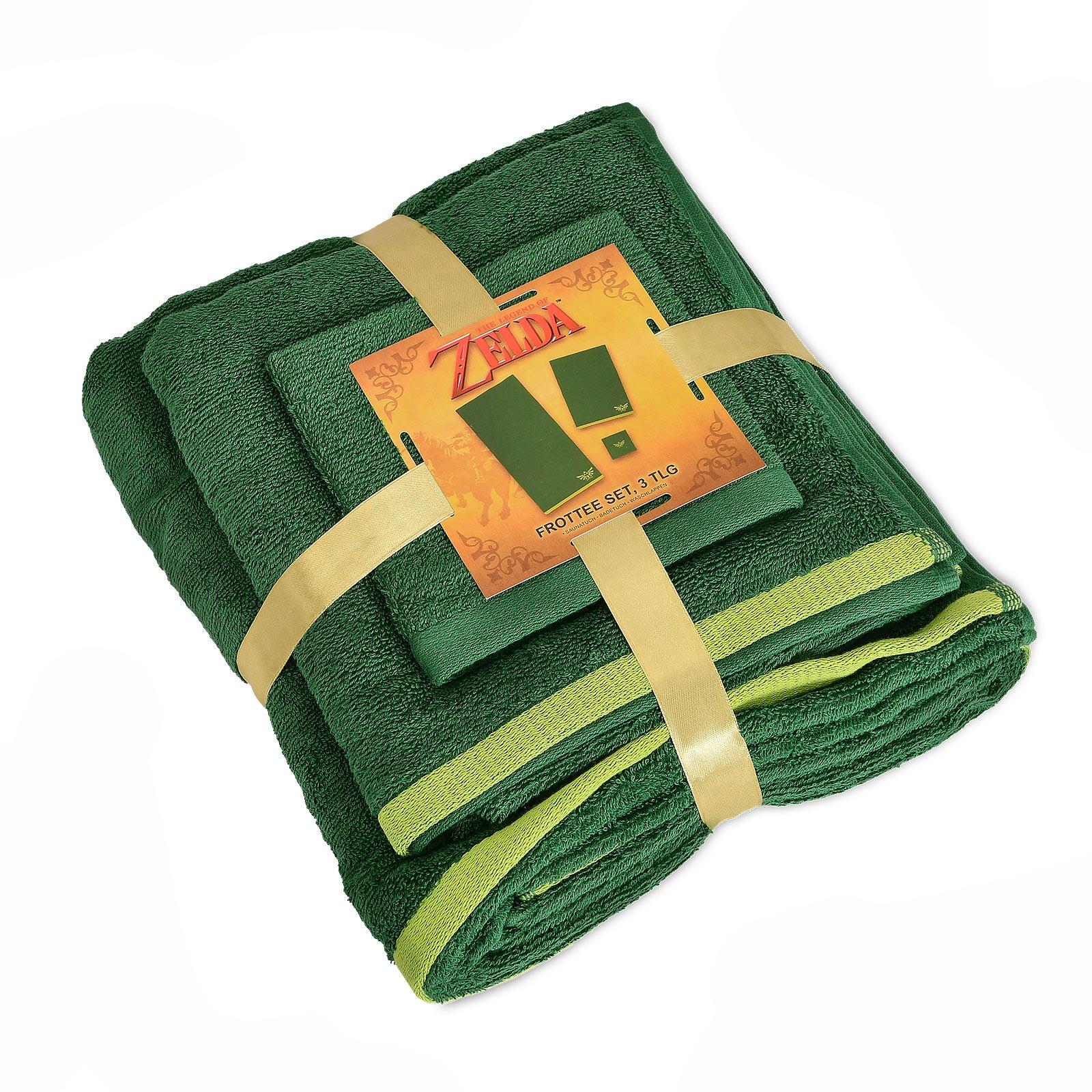 Image produit Zelda - Serviettes avec Logo Hyrule et Gant de Toilette Set de 3
