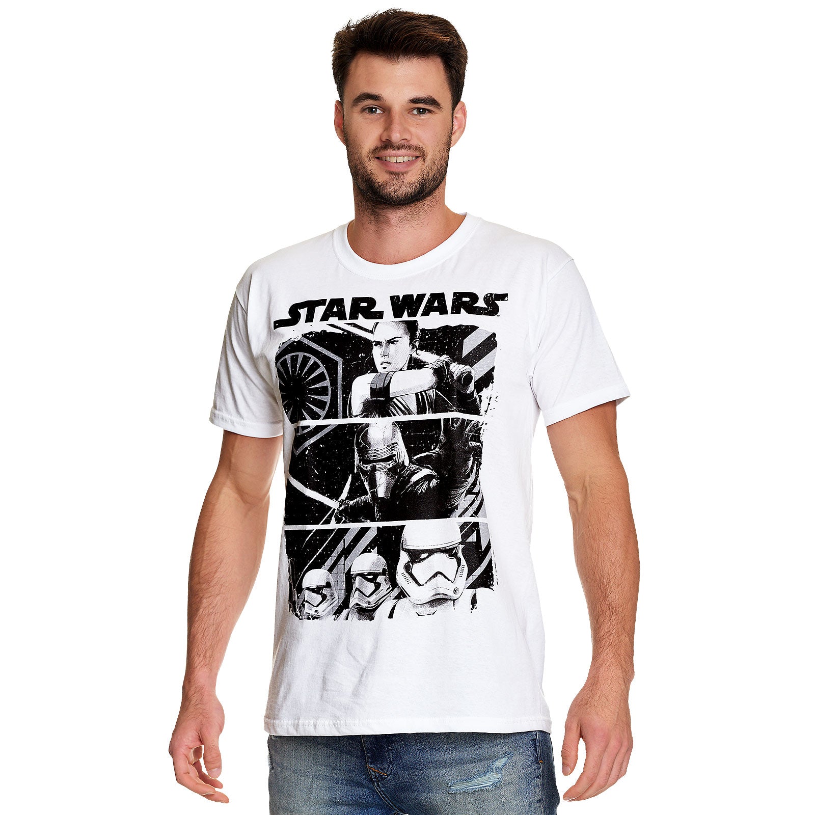 Image produit Star Wars - T-shirt Fighting Forces blanc