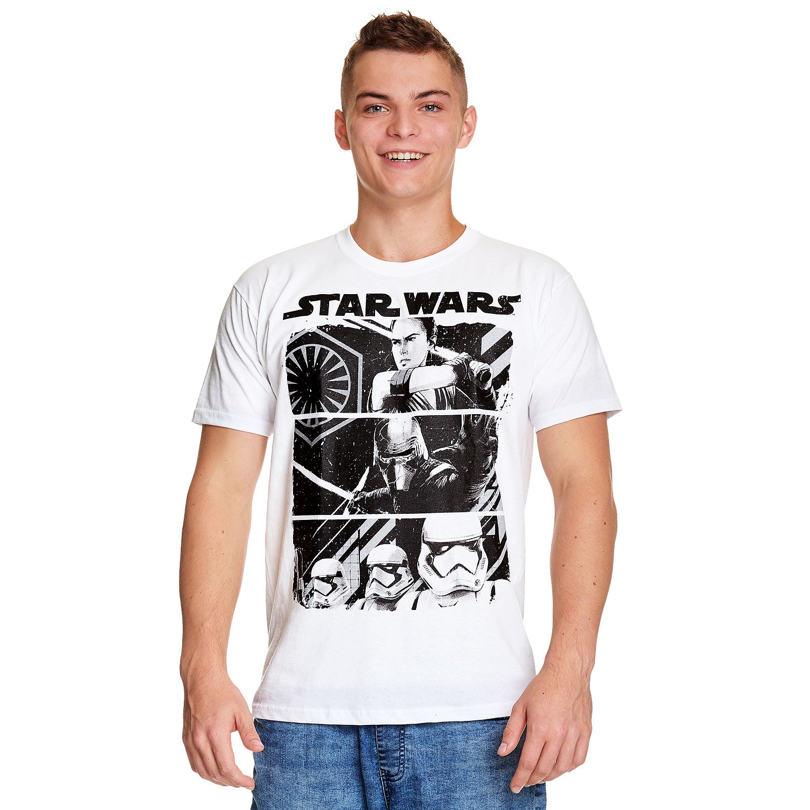 Image produit Star Wars - T-shirt Fighting Forces blanc