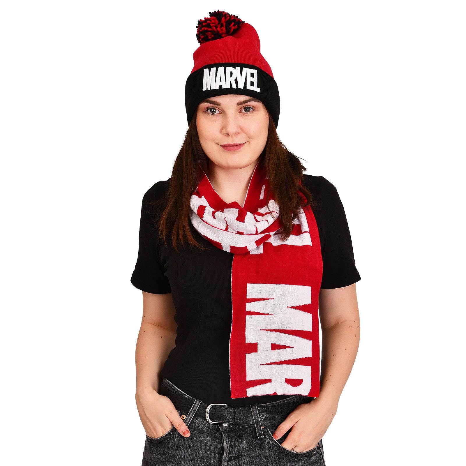 Image produit Ensemble Cadeau Marvel Chapeau et Écharpe