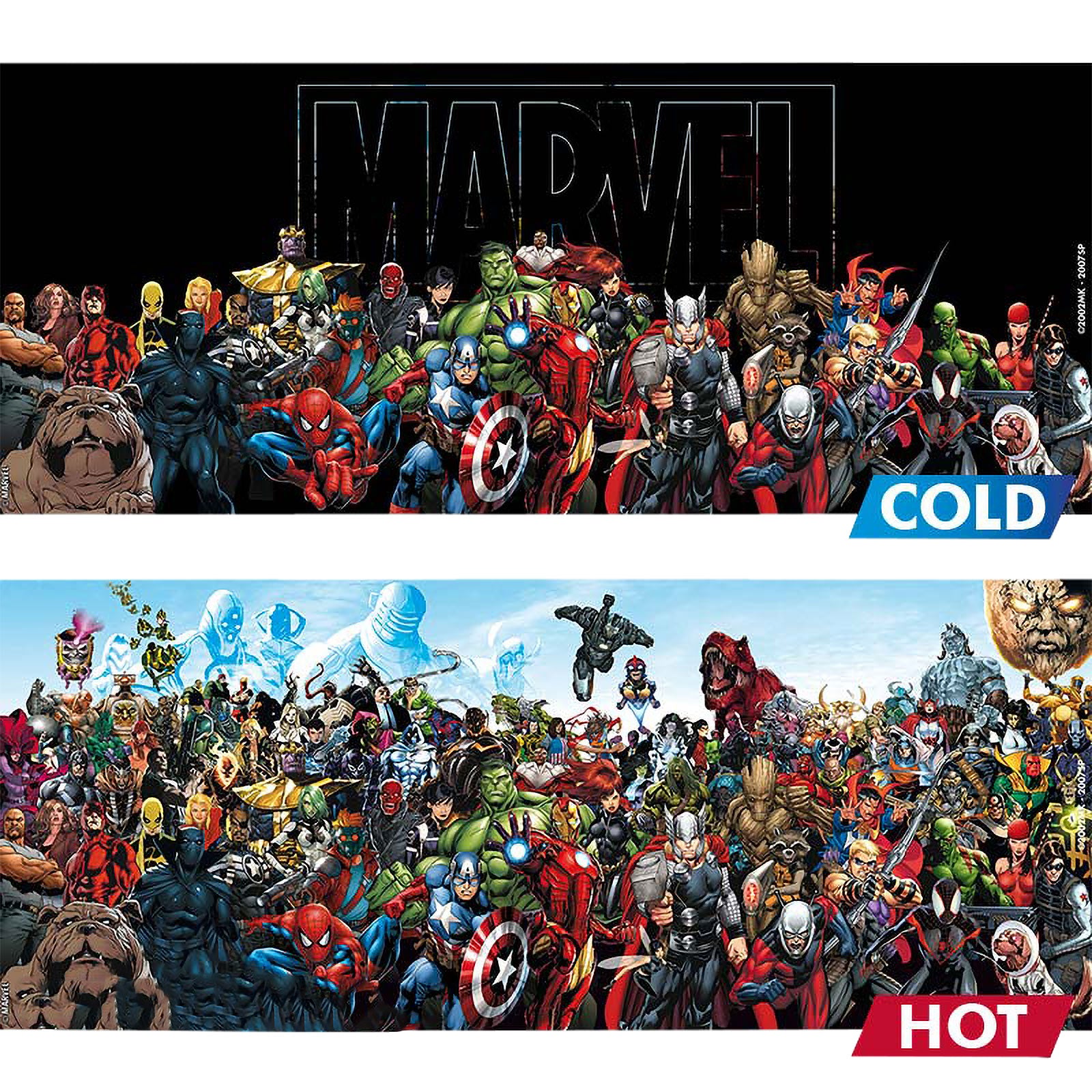 Image produit Marvel - Mug à effet thermique Heroes