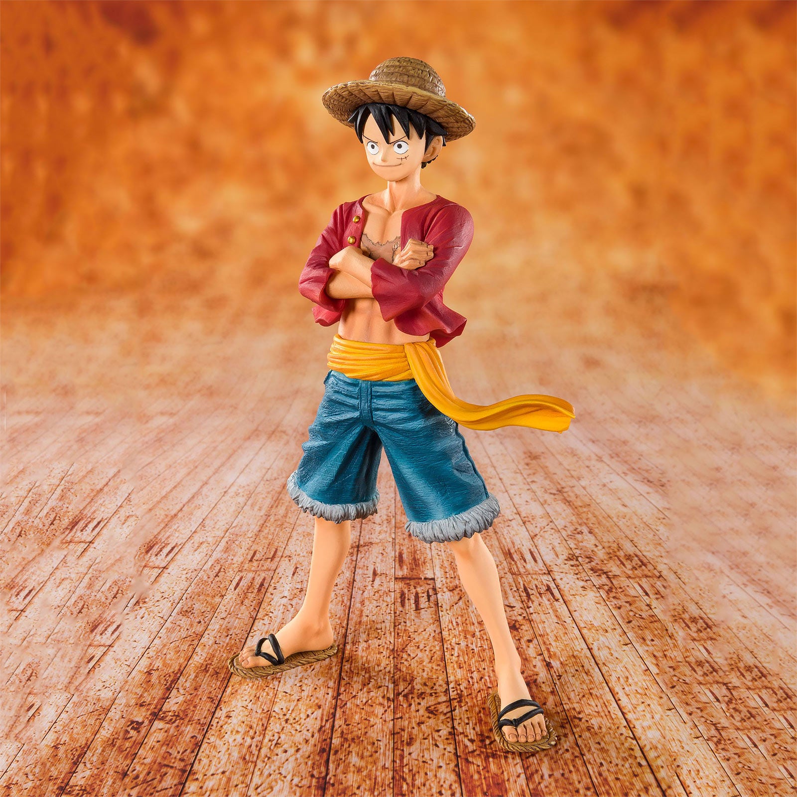 Image produit One Piece - Chapeau de paille Monkey D. Luffy figurine 15 cm