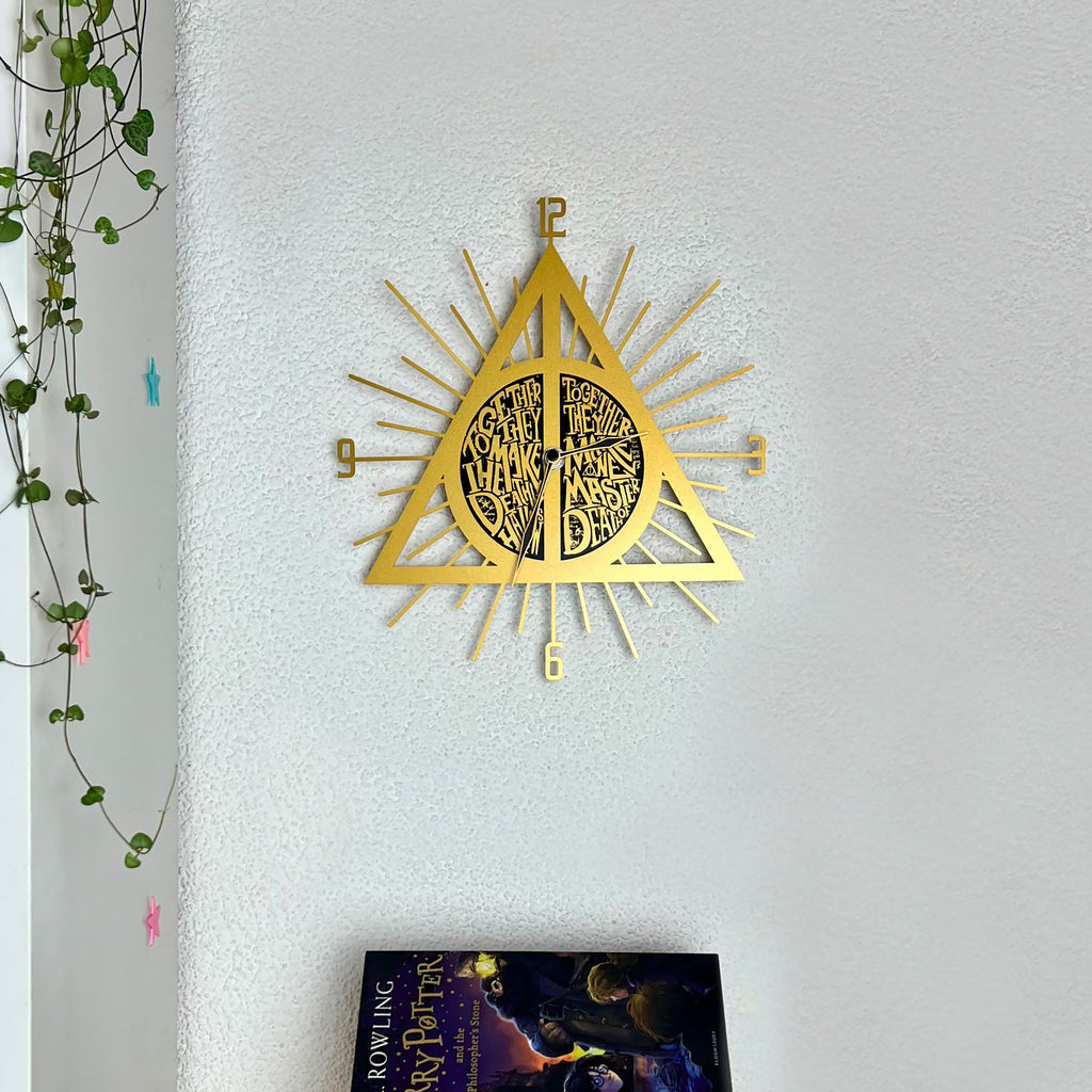 Image produit Harry Potter - Horloge murale Reliques de la Mort