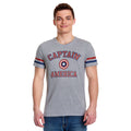 Image produit Captain America - T-shirt de collège gris