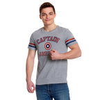Image produit Captain America - T-shirt de collège gris