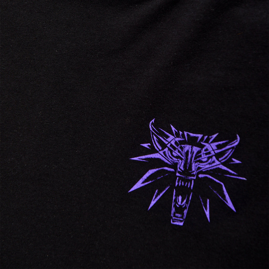 Image produit Witcher - Geralt Boucher de Blaviken T-shirt noir phosphorescent
