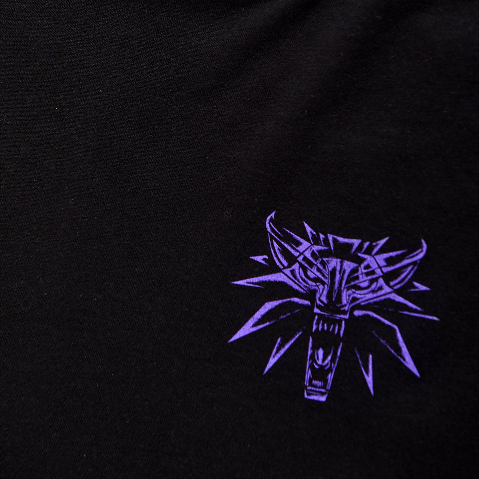 Image produit Witcher - Geralt Boucher de Blaviken T-shirt noir phosphorescent