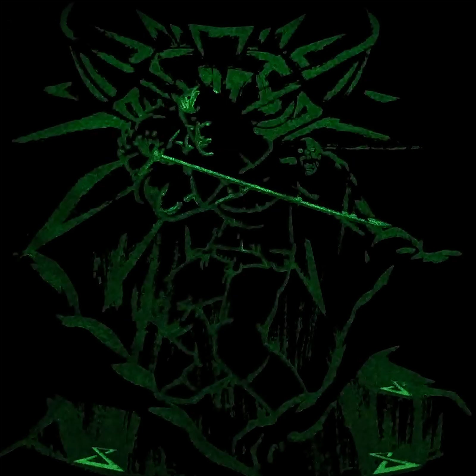 Image produit Witcher - Geralt Boucher de Blaviken T-shirt noir phosphorescent