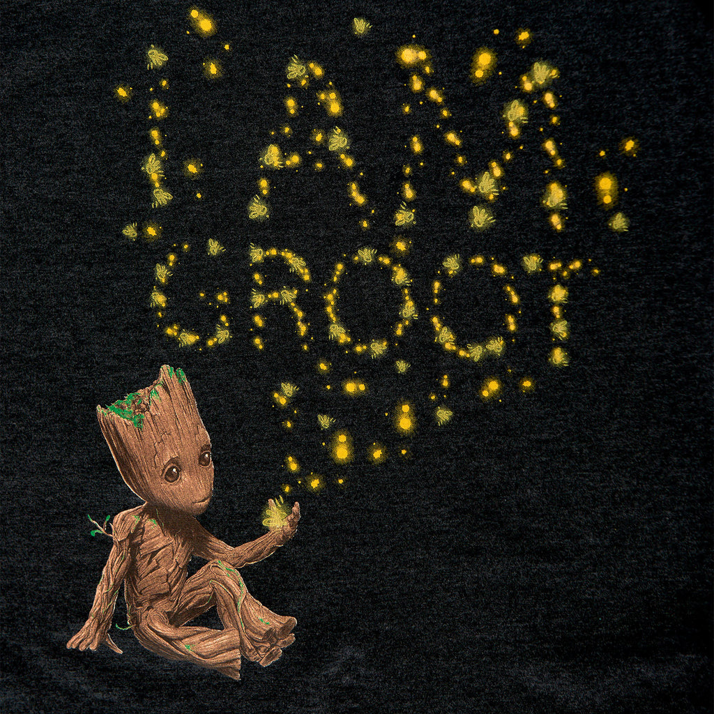 Image produit Les Gardiens de la Galaxie - T-shirt Groot Glow in the Dark pour enfants gris