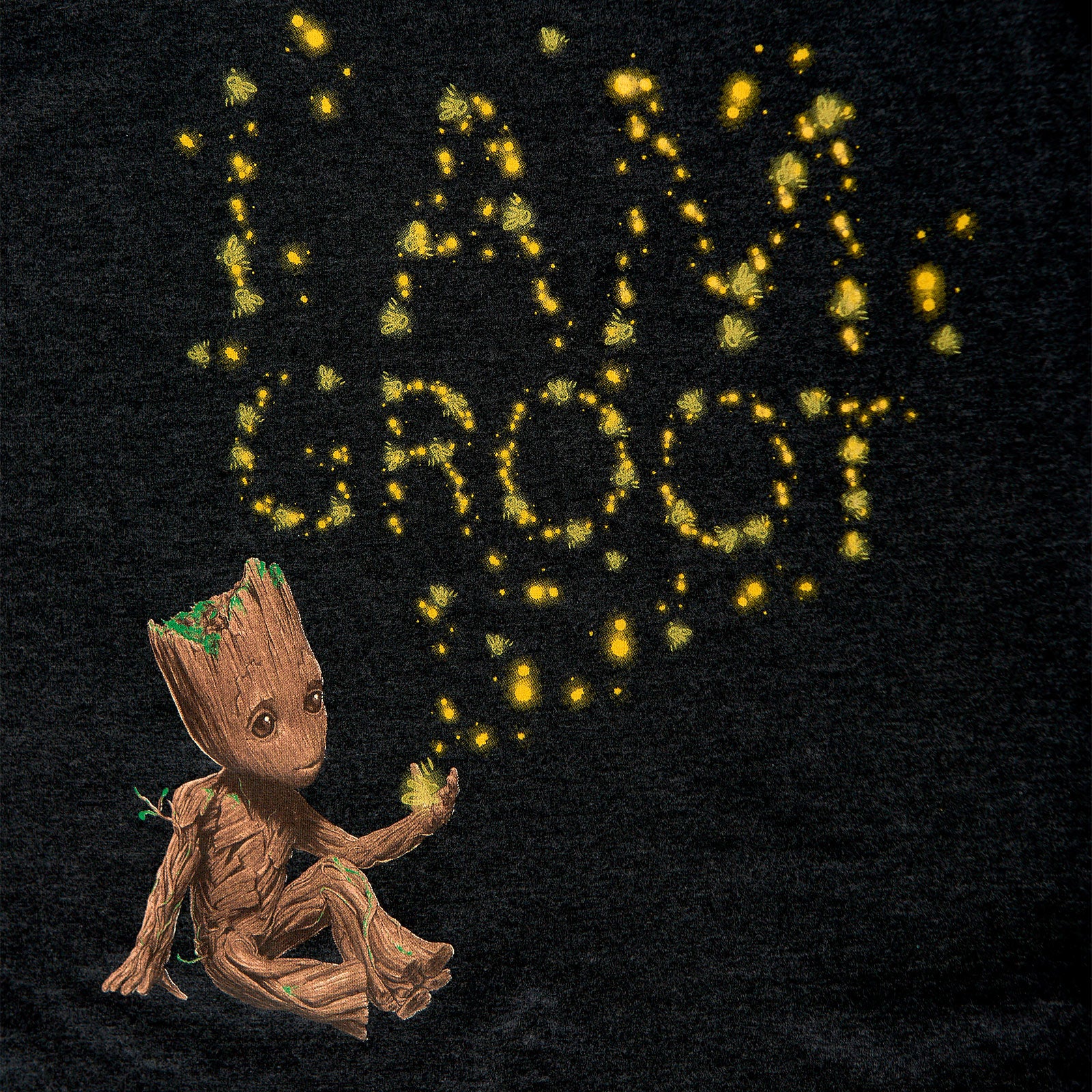 Image produit Les Gardiens de la Galaxie - T-shirt Groot Glow in the Dark pour enfants gris