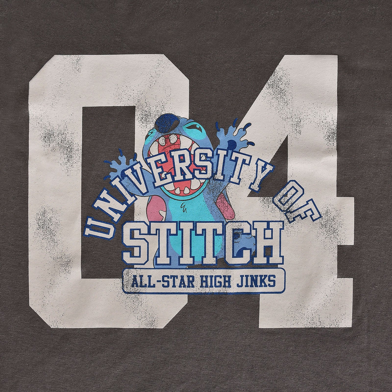 Image produit Lilo & Stitch - T-shirt University of Stitch gris