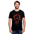 Image produit World of Warcraft - T-shirt noir avec logo Horde Spray
