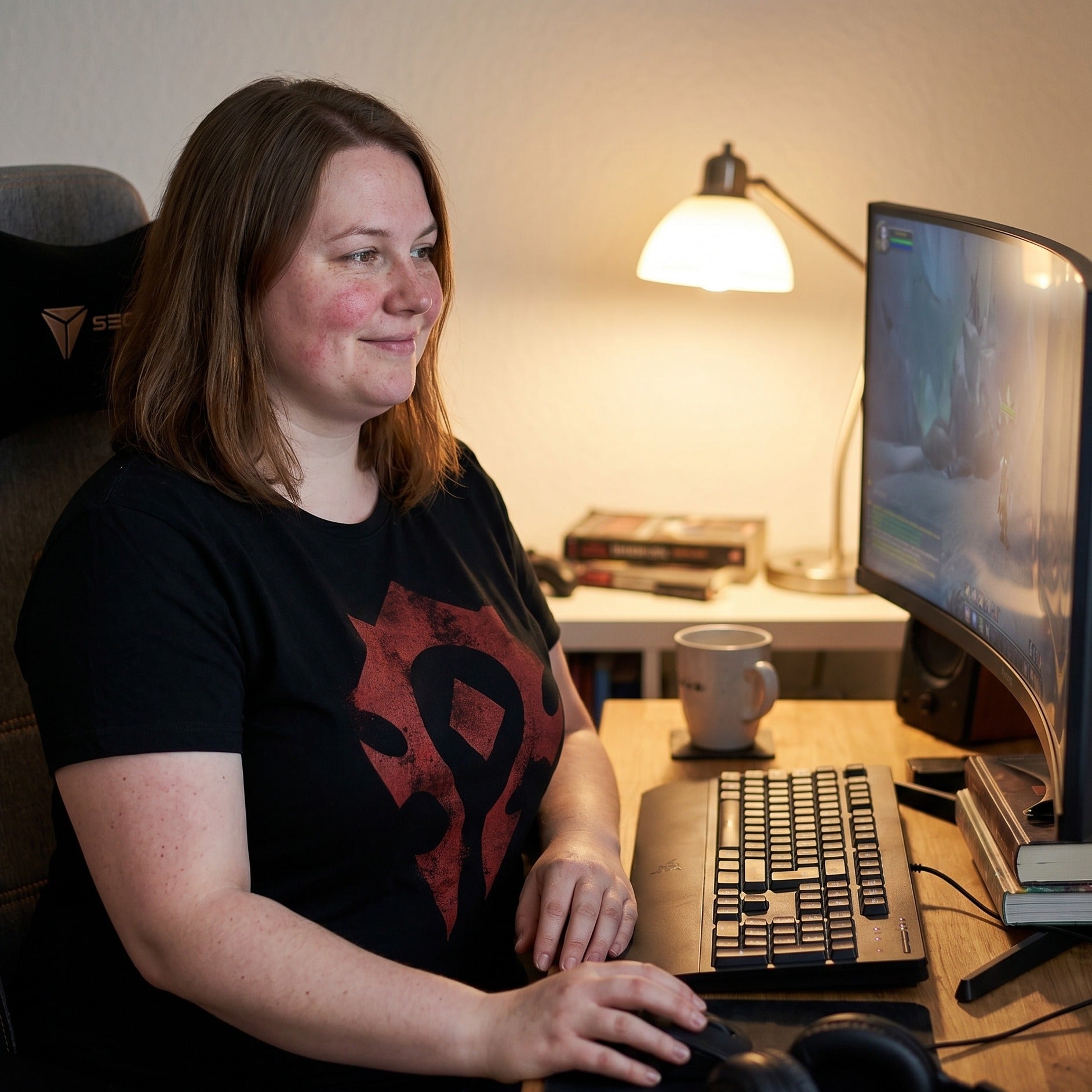 Image produit World of Warcraft - T-shirt noir avec logo Horde Spray