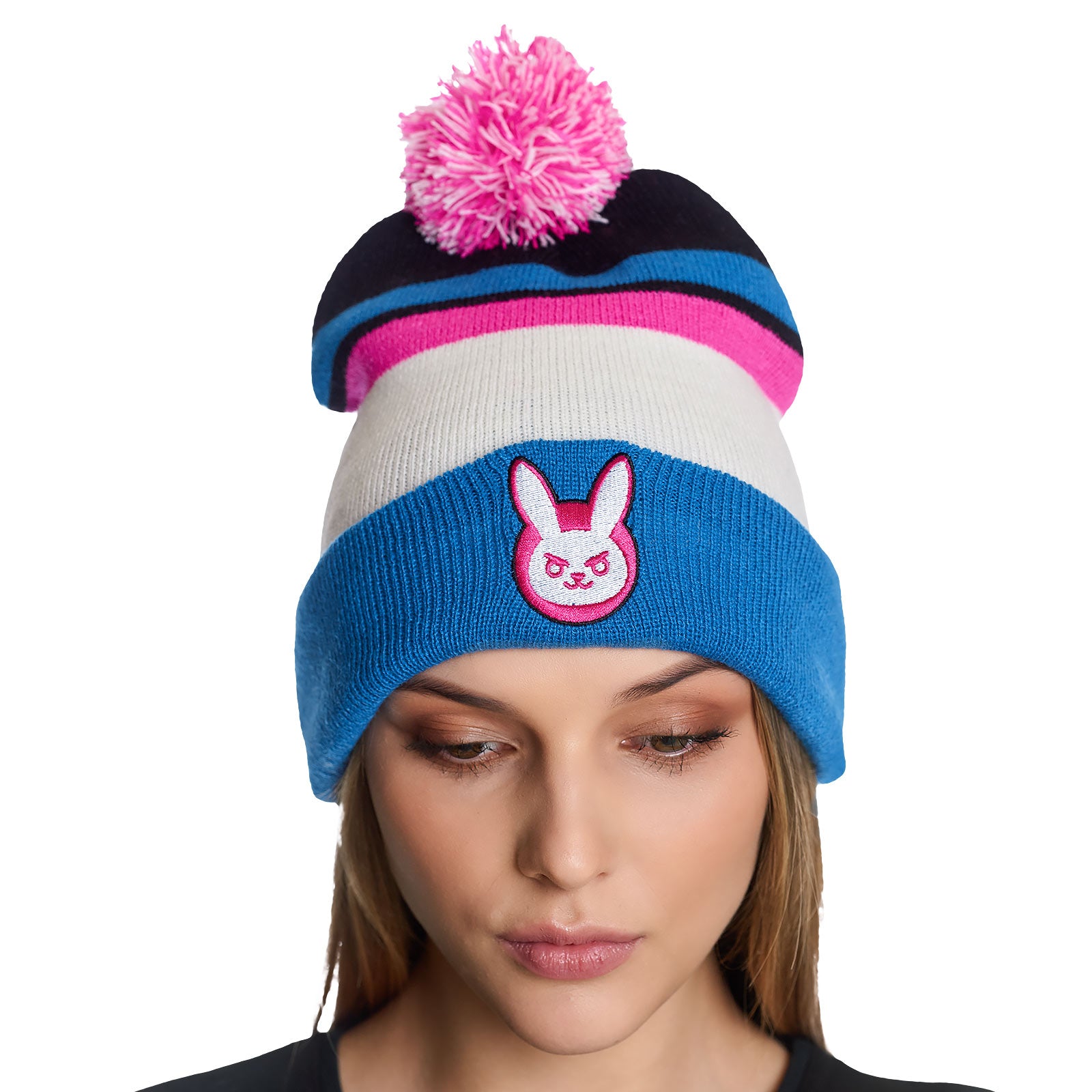 Image produit Overwatch - Bonnet D.VA Bunny avec pompon