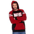 Image produit Marvel - Sweat à capuche logo rouge-noir