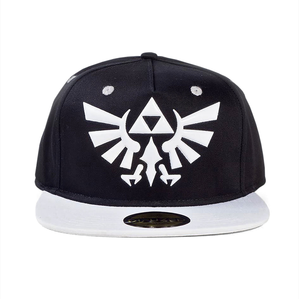 Image produit Zelda - Casquette Snapback Logo Hyrule noir-blanc
