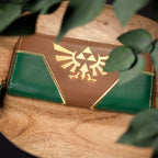 Image produit Zelda - Portefeuille Logo Hyrule vert-marron