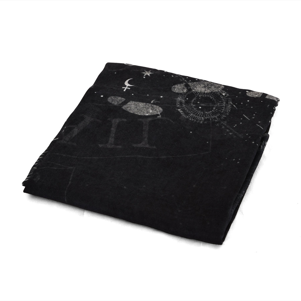 Image produit Harry Potter - Écharpe en boucle Carte des Maraudeurs Noir