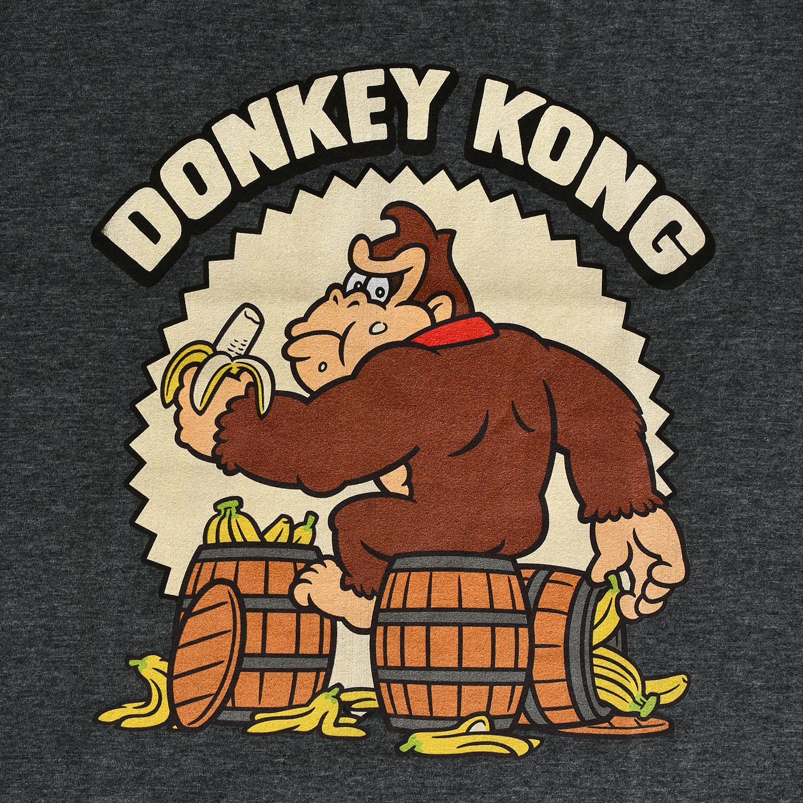 Image produit Donkey Kong - T-shirt Bananas Gris