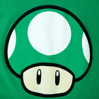 Image produit Super Mario - T-Shirt Champignon 1 UP vert