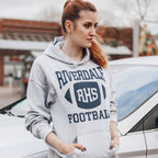 Image produit Riverdale - Sweat à capuche de l'équipe de football RHS gris