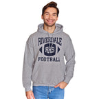 Image produit Riverdale - Sweat à capuche de l'équipe de football RHS gris