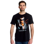 Image produit Terminator - T-shirt affiche de film noir