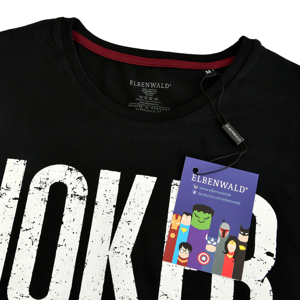 Image produit T-shirt Joker Logo Délavé Noir