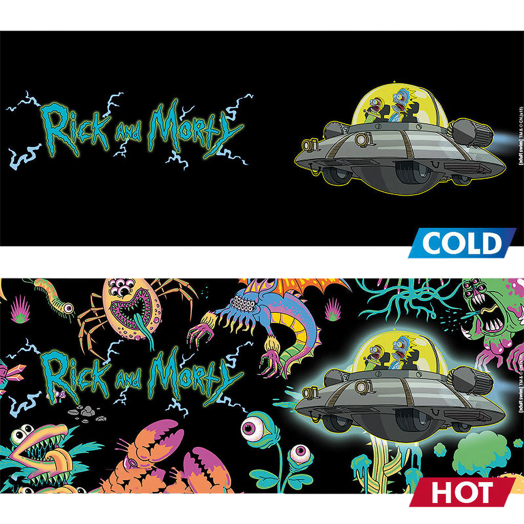 Image produit Rick et Morty - Tasse à effet thermique vaisseau spatial