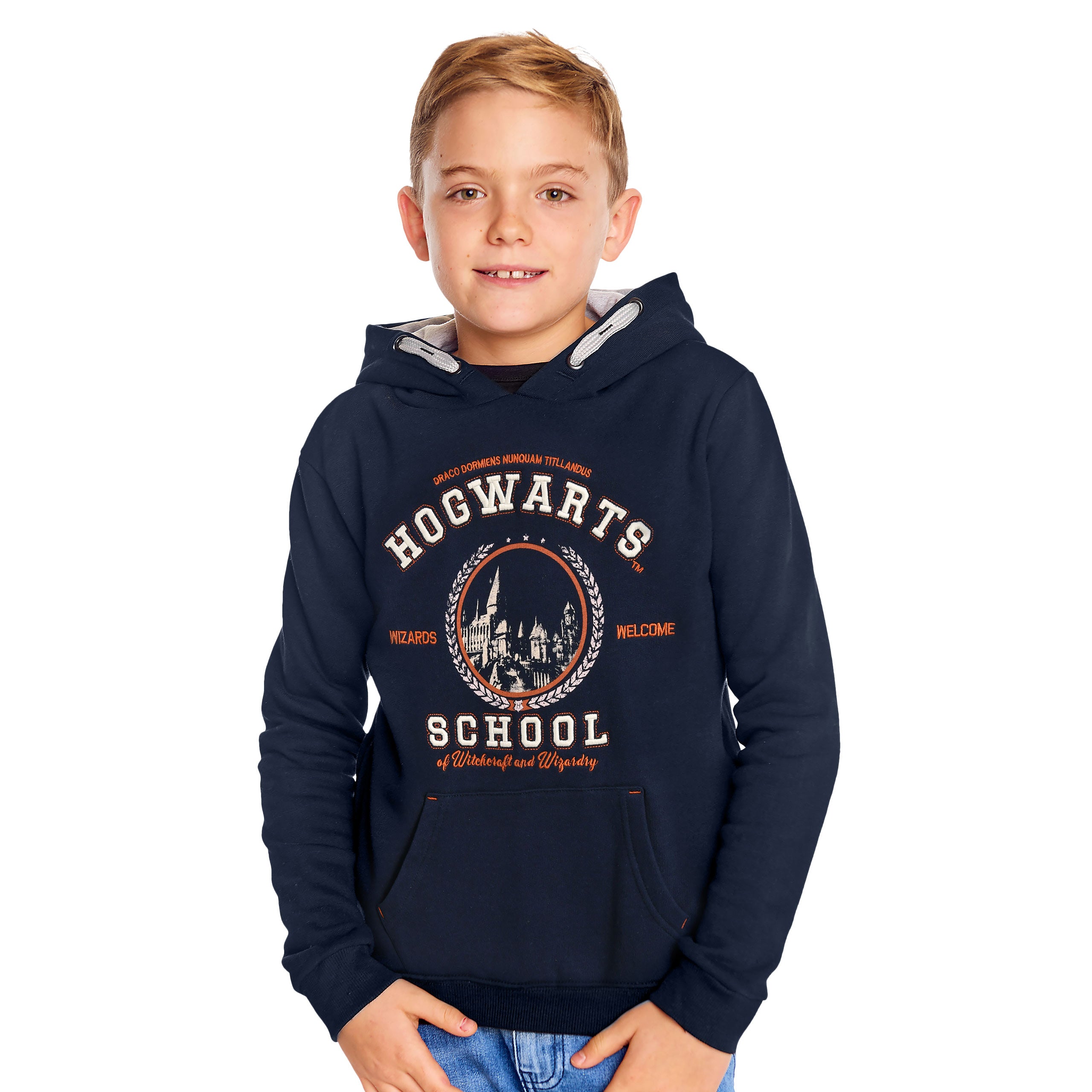 Image produit Harry Potter - Sweat à Capuche Enfant Hogwarts School Bleu