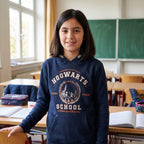 Image produit Harry Potter - Sweat à Capuche Enfant Hogwarts School Bleu