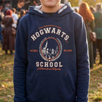 Image produit Harry Potter - Sweat à Capuche Enfant Hogwarts School Bleu