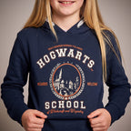 Image produit Harry Potter - Sweat à Capuche Enfant Hogwarts School Bleu