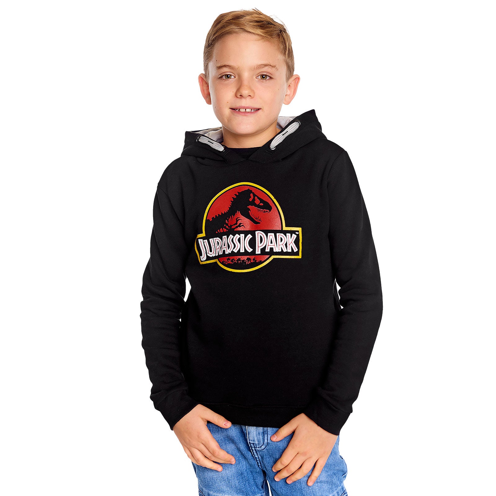 Image produit Jurassic Park - Logo du film Hoodie pour enfants noir